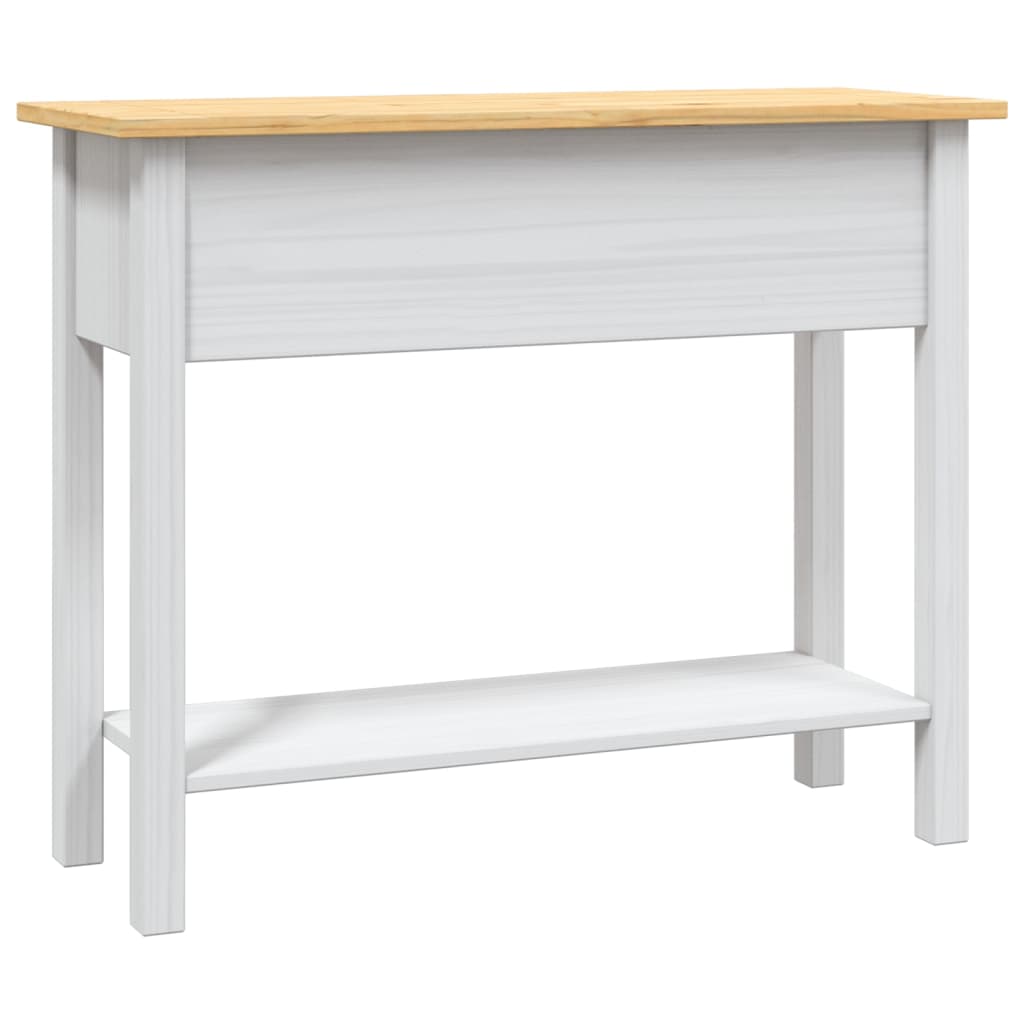 Wandtafel Mexicaans grenenhout Corona-stijl 90x34,5x73 cm wit is nu te koop bij PeponiXL, paradijselijk wonen!