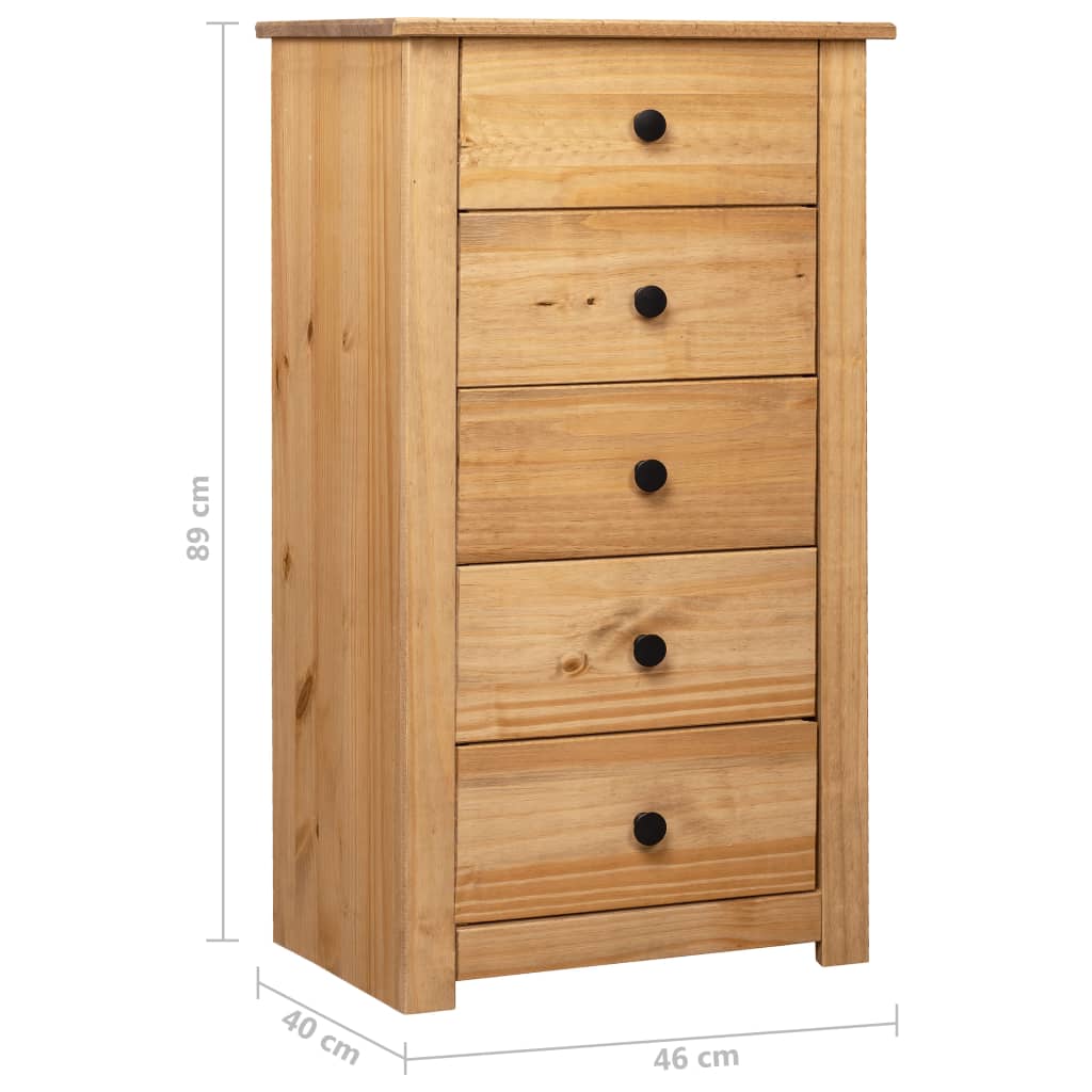 Dressoir Panama Range 46x40x89 cm grenenhout is nu te koop bij PeponiXL, paradijselijk wonen!