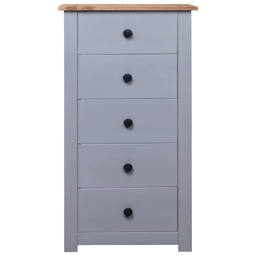 Dressoir Panama Range 46x40x89 cm grenenhout grijs is nu te koop bij PeponiXL, paradijselijk wonen!