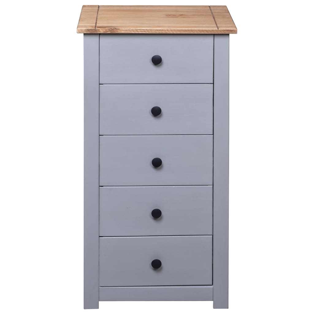 Dressoir Panama Range 46x40x89 cm grenenhout grijs is nu te koop bij PeponiXL, paradijselijk wonen!