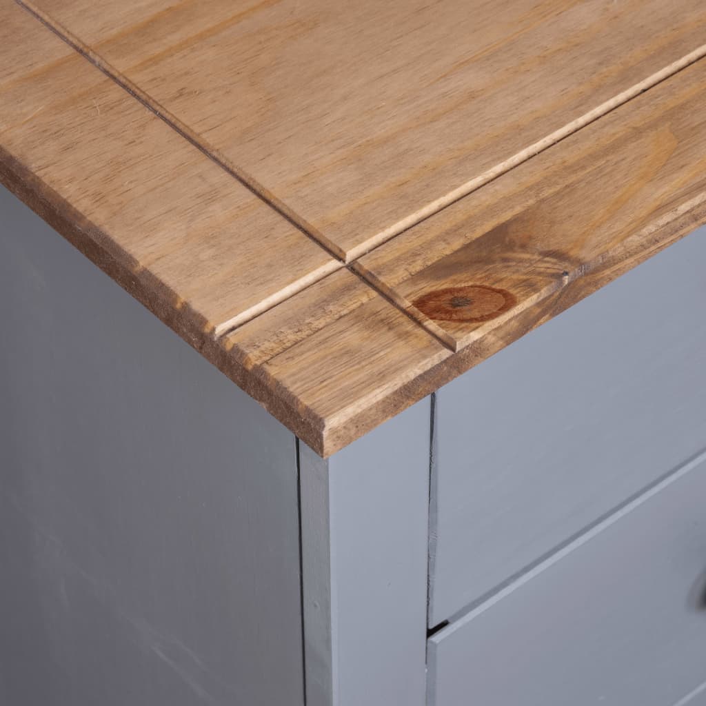 Dressoir Panama Range 46x40x89 cm grenenhout grijs is nu te koop bij PeponiXL, paradijselijk wonen!