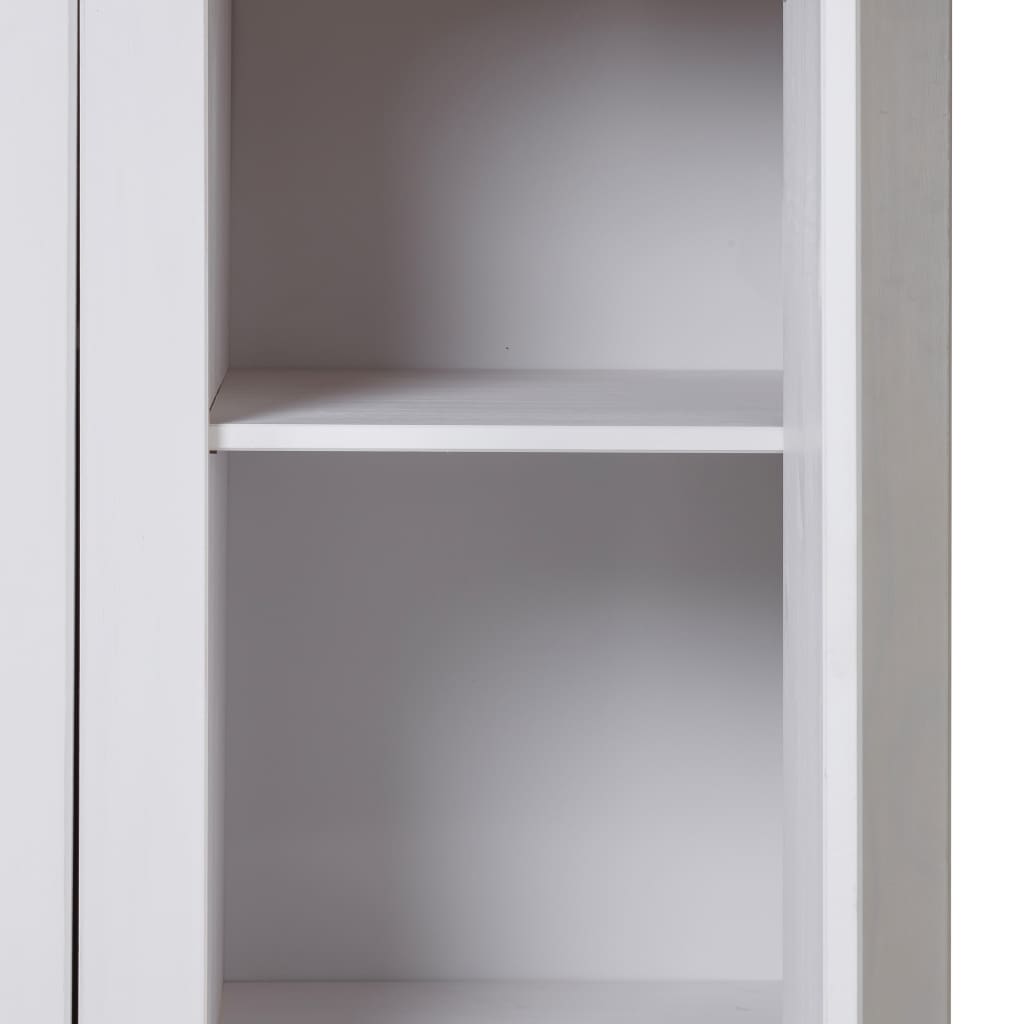 Kledingkast Panama Range 118x50x171,5 cm grenenhout wit is nu te koop bij PeponiXL, paradijselijk wonen!