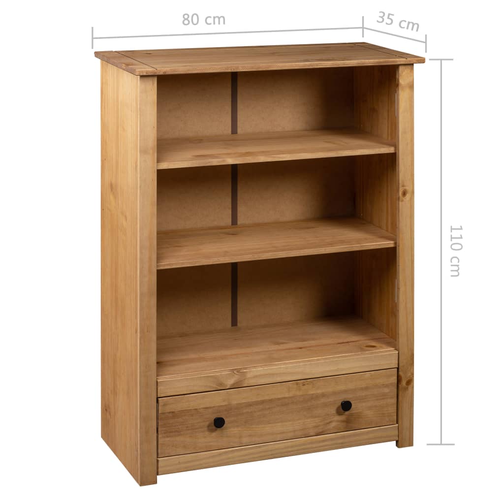 Boekenkast Panama Range 80x35x110 cm massief grenenhout is nu te koop bij PeponiXL, paradijselijk wonen!