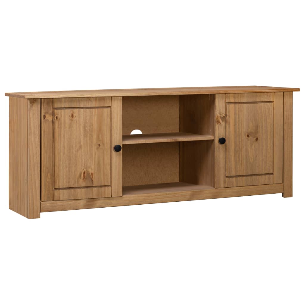 Tv-kast Panama Range 120x40x50 cm massief grenenhout is nu te koop bij PeponiXL, paradijselijk wonen!