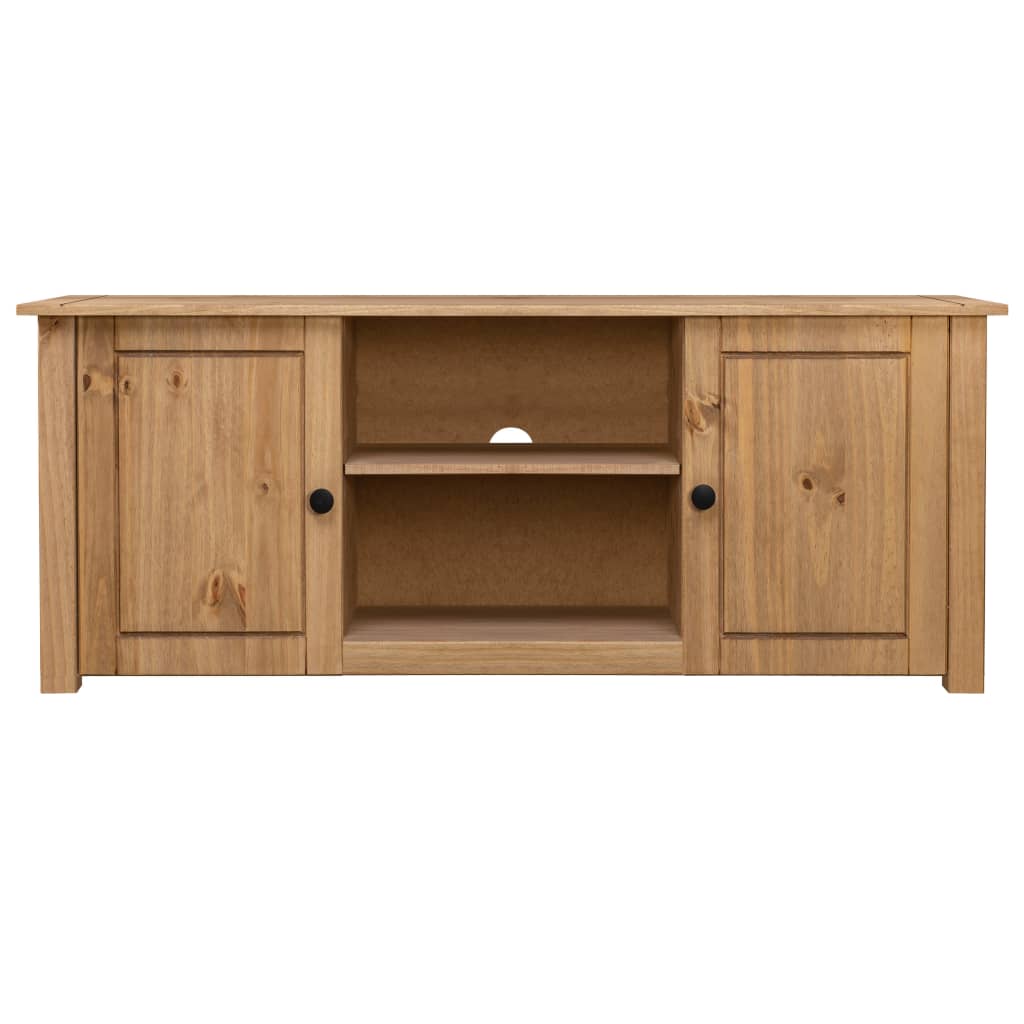 Tv-kast Panama Range 120x40x50 cm massief grenenhout is nu te koop bij PeponiXL, paradijselijk wonen!