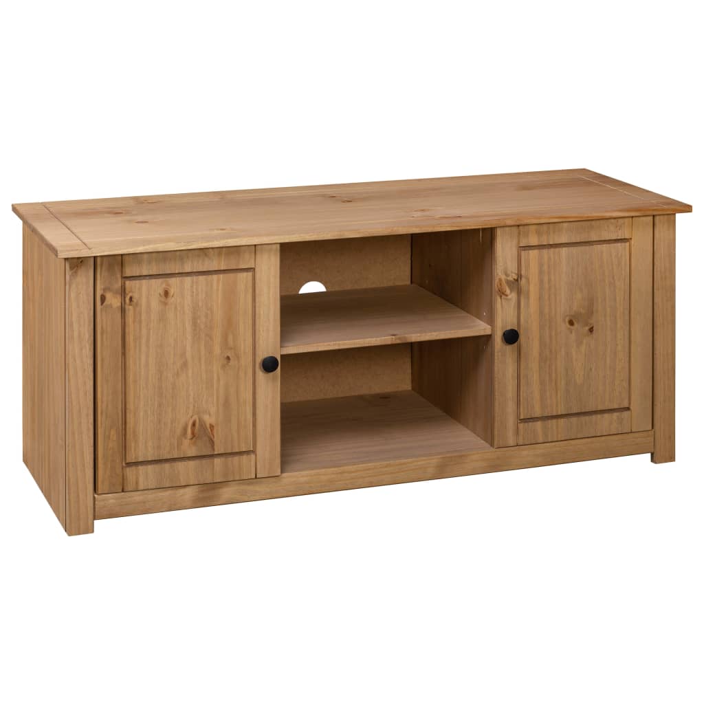 Tv-kast Panama Range 120x40x50 cm massief grenenhout is nu te koop bij PeponiXL, paradijselijk wonen!