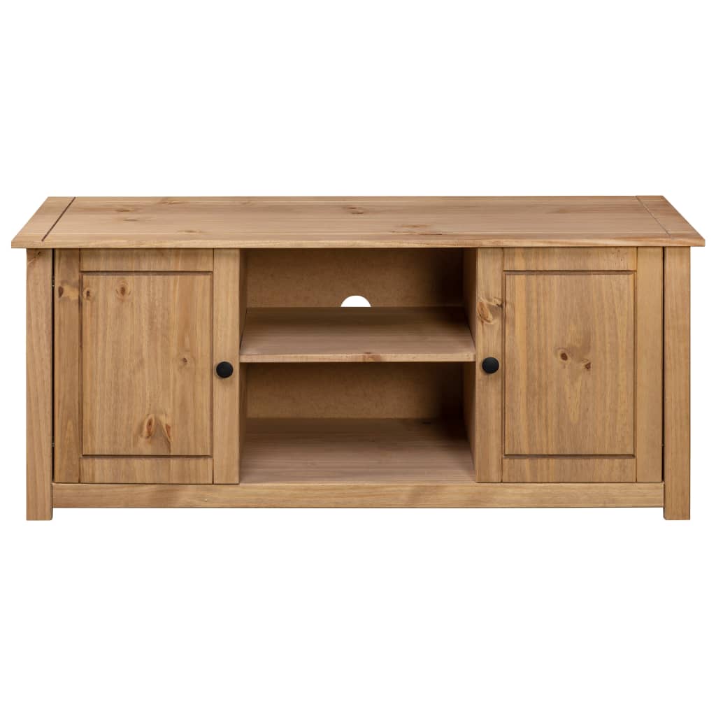 Tv-kast Panama Range 120x40x50 cm massief grenenhout is nu te koop bij PeponiXL, paradijselijk wonen!
