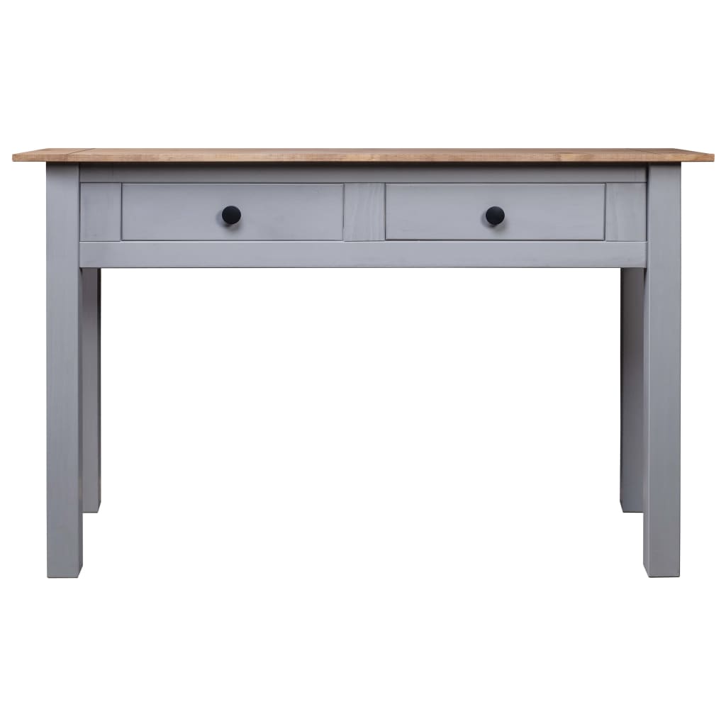 Wandtafel Panama Range 110x40x72 cm massief grenenhout grijs is nu te koop bij PeponiXL, paradijselijk wonen!