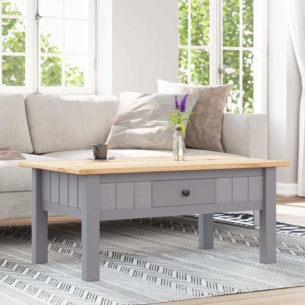 Salontafel Panama Range 100x60x43,5 cm massief grenenhout grijs is nu te koop bij PeponiXL, paradijselijk wonen!
