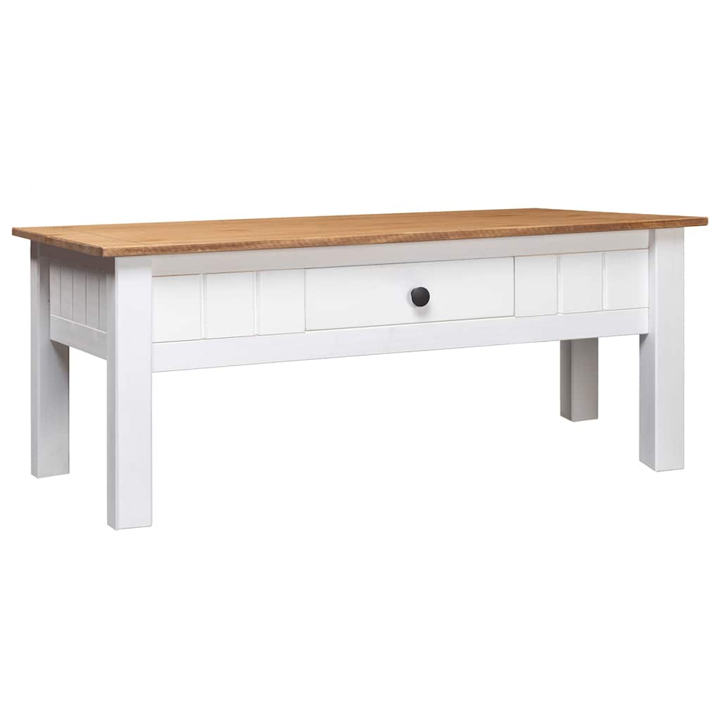 Salontafel Panama Range 100x60x43,5 cm massief grenenhout wit is nu te koop bij PeponiXL, paradijselijk wonen!