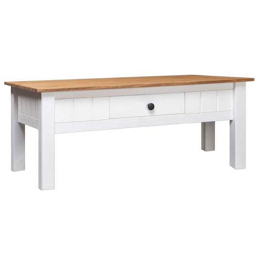 Salontafel Panama Range 100x60x43,5 cm massief grenenhout wit is nu te koop bij PeponiXL, paradijselijk wonen!