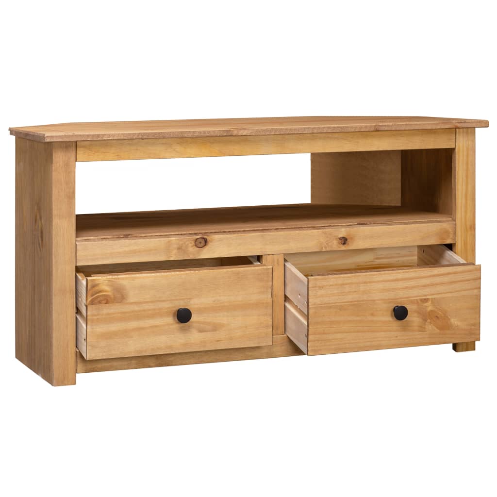 Tv-hoekkast Panama Range 93x49x49 cm massief grenenhout is nu te koop bij PeponiXL, paradijselijk wonen!