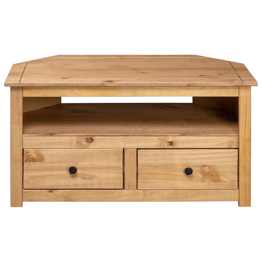 Tv-hoekkast Panama Range 93x49x49 cm massief grenenhout is nu te koop bij PeponiXL, paradijselijk wonen!
