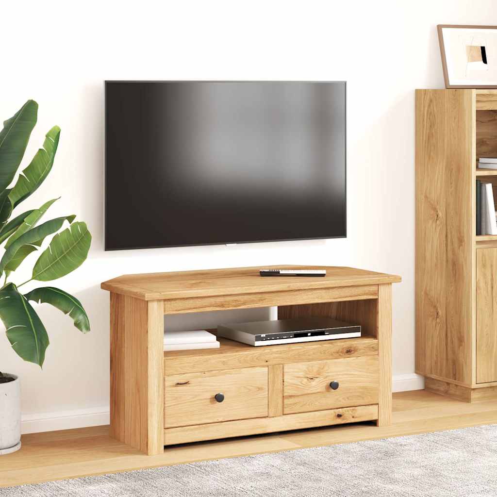 Tv-hoekkast Panama Range 93x49x49 cm massief grenenhout is nu te koop bij PeponiXL, paradijselijk wonen!