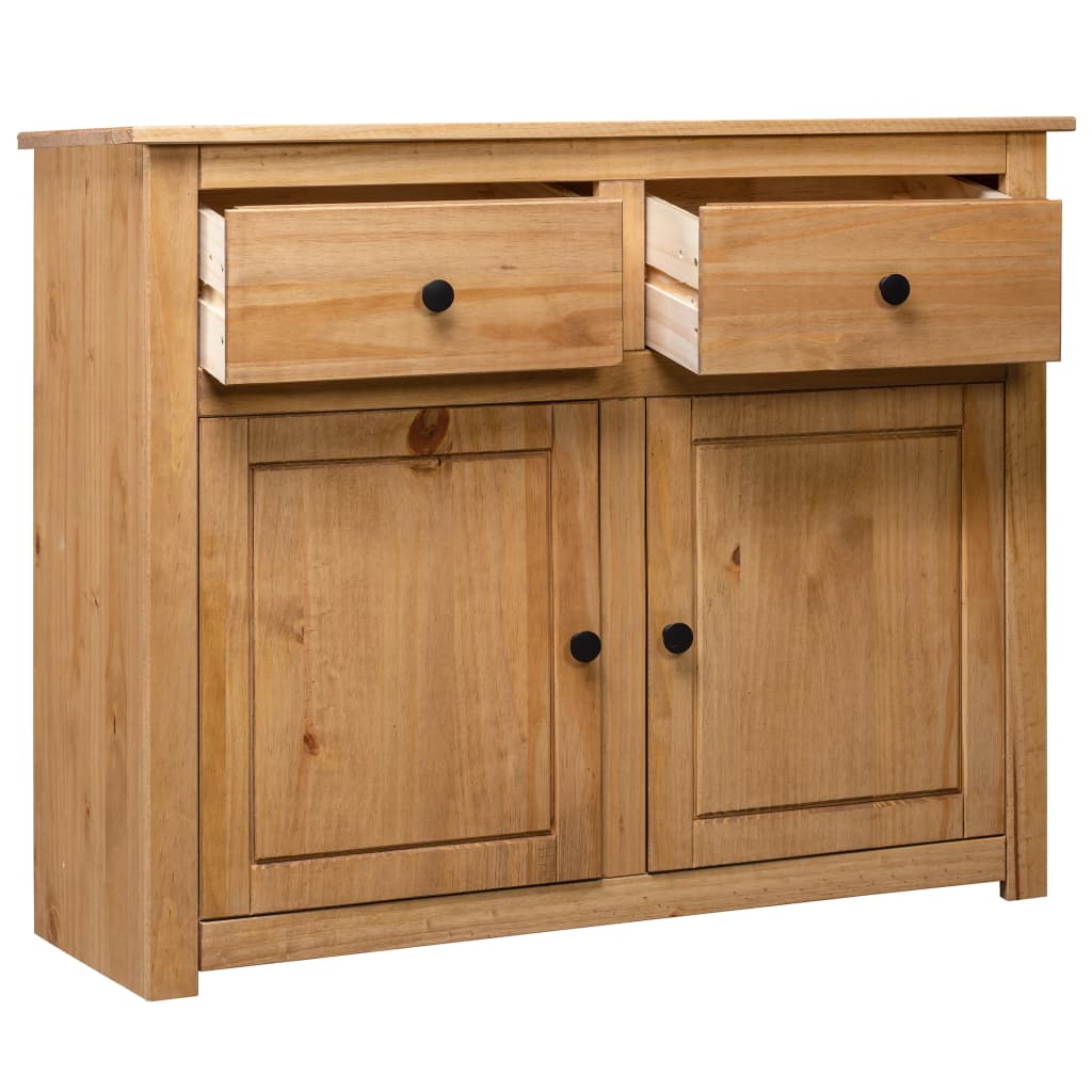 Dressoir Panama Range 93x40x80 cm massief grenenhout is nu te koop bij PeponiXL, paradijselijk wonen!