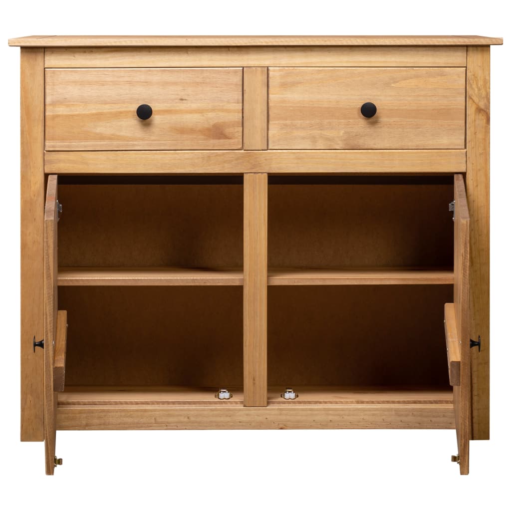 Dressoir Panama Range 93x40x80 cm massief grenenhout is nu te koop bij PeponiXL, paradijselijk wonen!