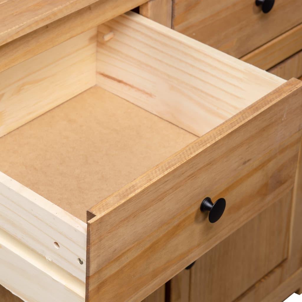 Dressoir Panama Range 93x40x80 cm massief grenenhout is nu te koop bij PeponiXL, paradijselijk wonen!