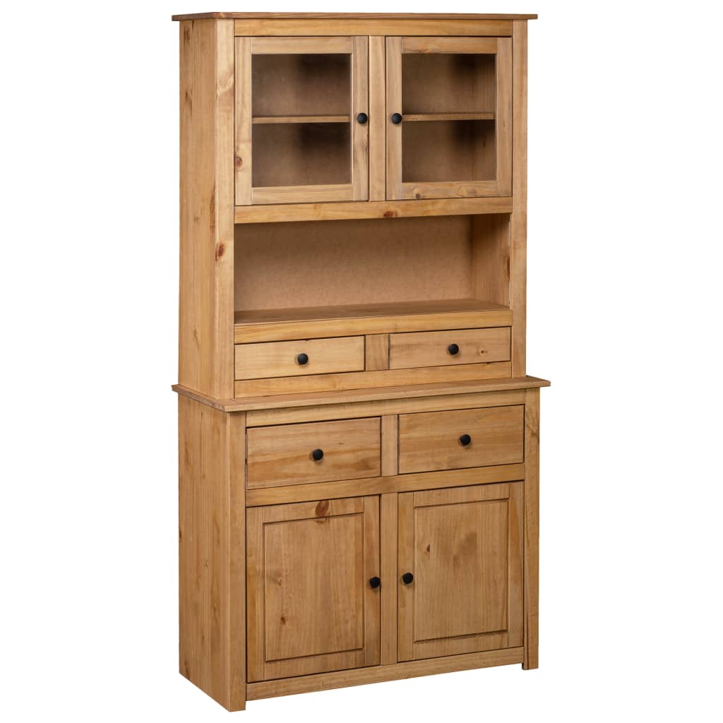 Hoge kast Panama Range 93x40,5x180 cm massief grenenhout is nu te koop bij PeponiXL, paradijselijk wonen!
