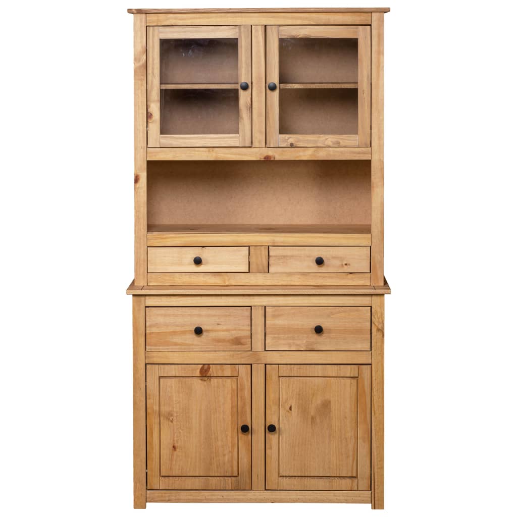 Hoge kast Panama Range 93x40,5x180 cm massief grenenhout is nu te koop bij PeponiXL, paradijselijk wonen!
