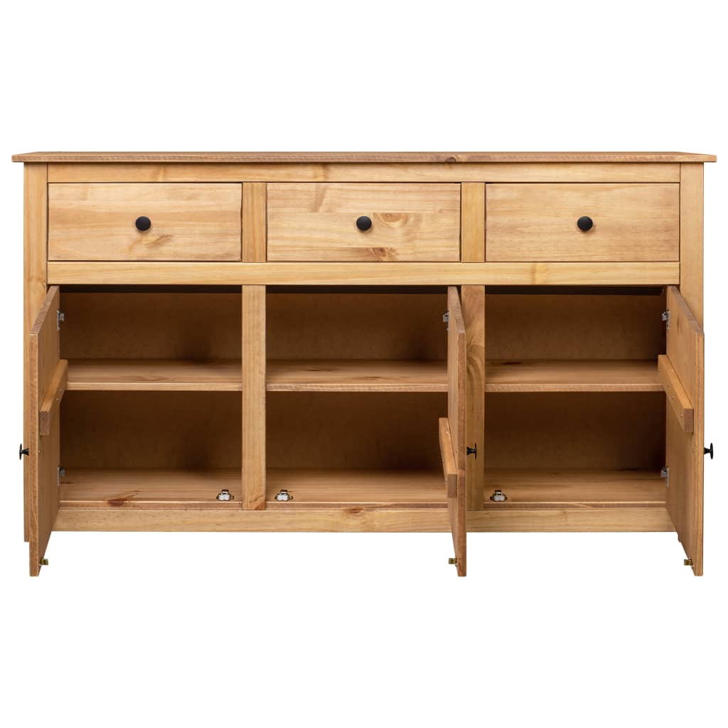 Dressoir Panama Range 135x40x80 cm massief grenenhout is nu te koop bij PeponiXL, paradijselijk wonen!