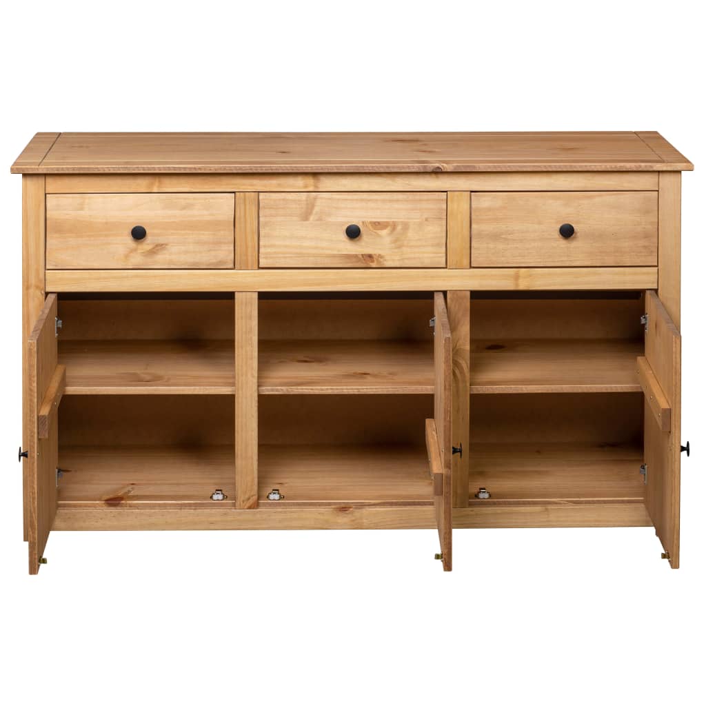 Dressoir Panama Range 135x40x80 cm massief grenenhout is nu te koop bij PeponiXL, paradijselijk wonen!