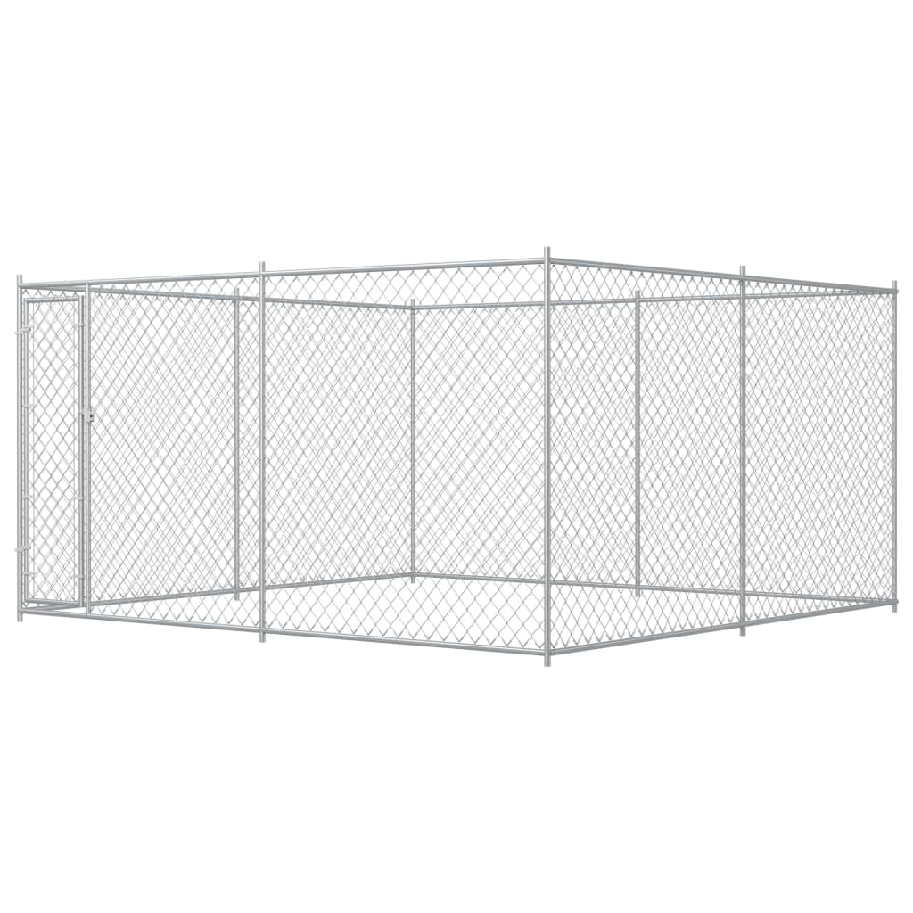 Hondenkennel voor buiten 383x383x185 cm is nu te koop bij PeponiXL, paradijselijk wonen!