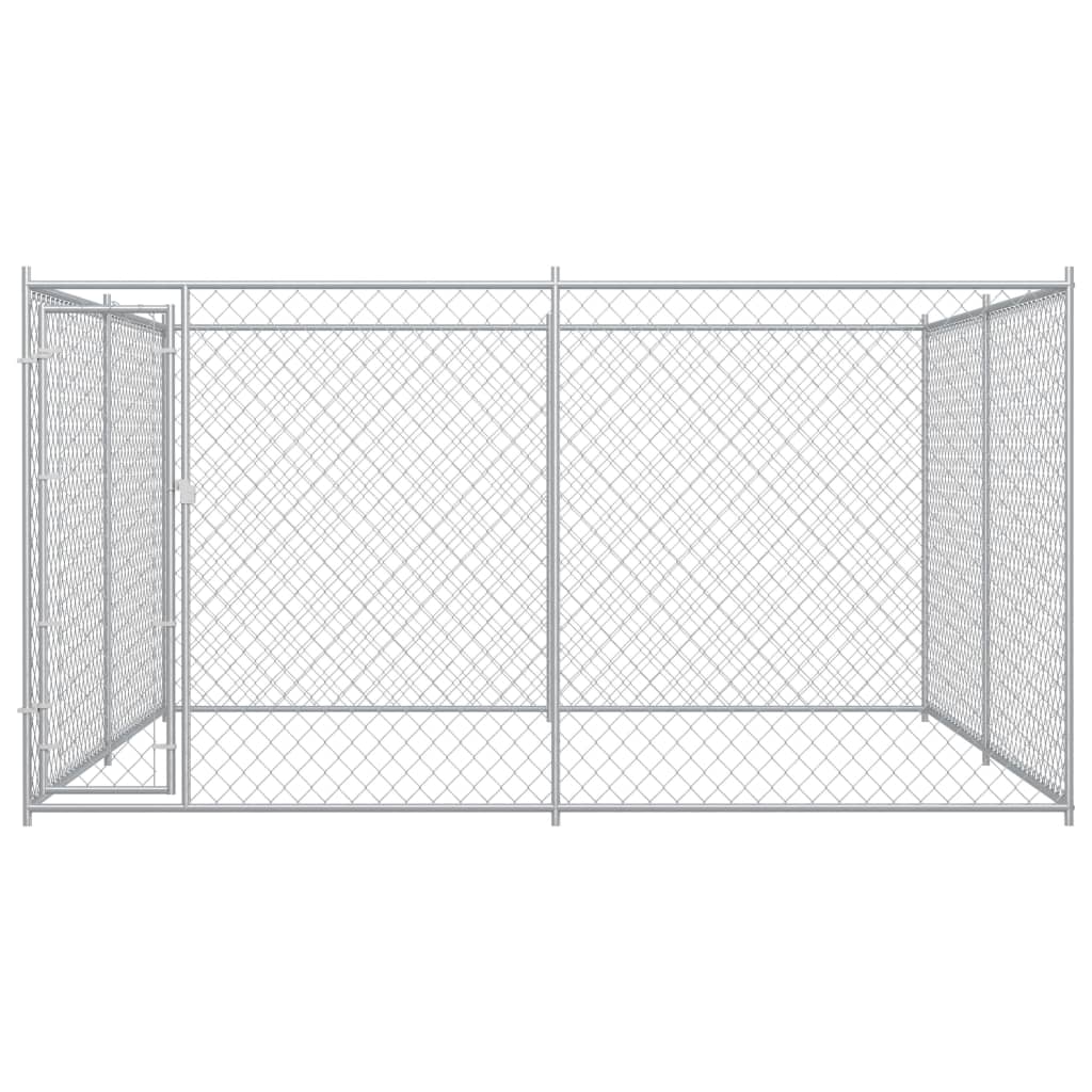 Hondenkennel voor buiten 383x383x185 cm is nu te koop bij PeponiXL, paradijselijk wonen!