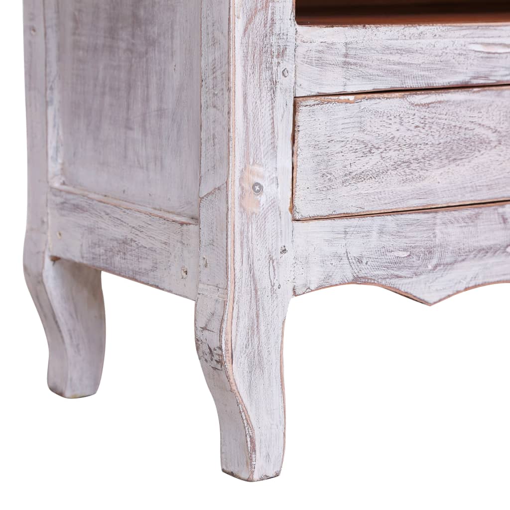 Tv-meubel 120x30x40 cm massief mahoniehout wit is nu te koop bij PeponiXL, paradijselijk wonen!