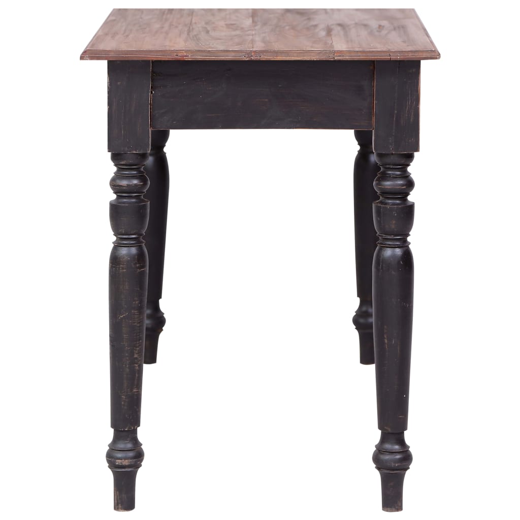 Bureau met 3 lades 117x57x75 cm massief mahoniehout is nu te koop bij PeponiXL, paradijselijk wonen!