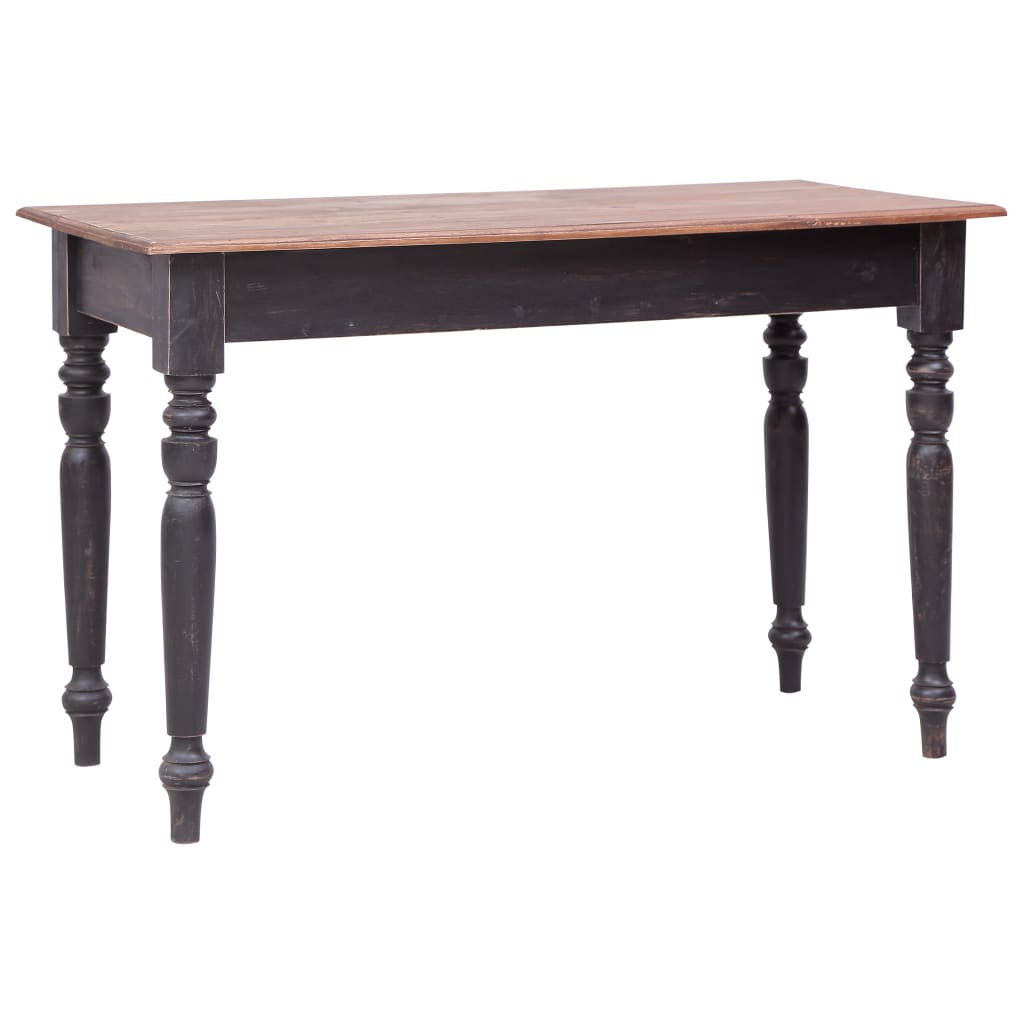 Bureau met 3 lades 117x57x75 cm massief mahoniehout is nu te koop bij PeponiXL, paradijselijk wonen!