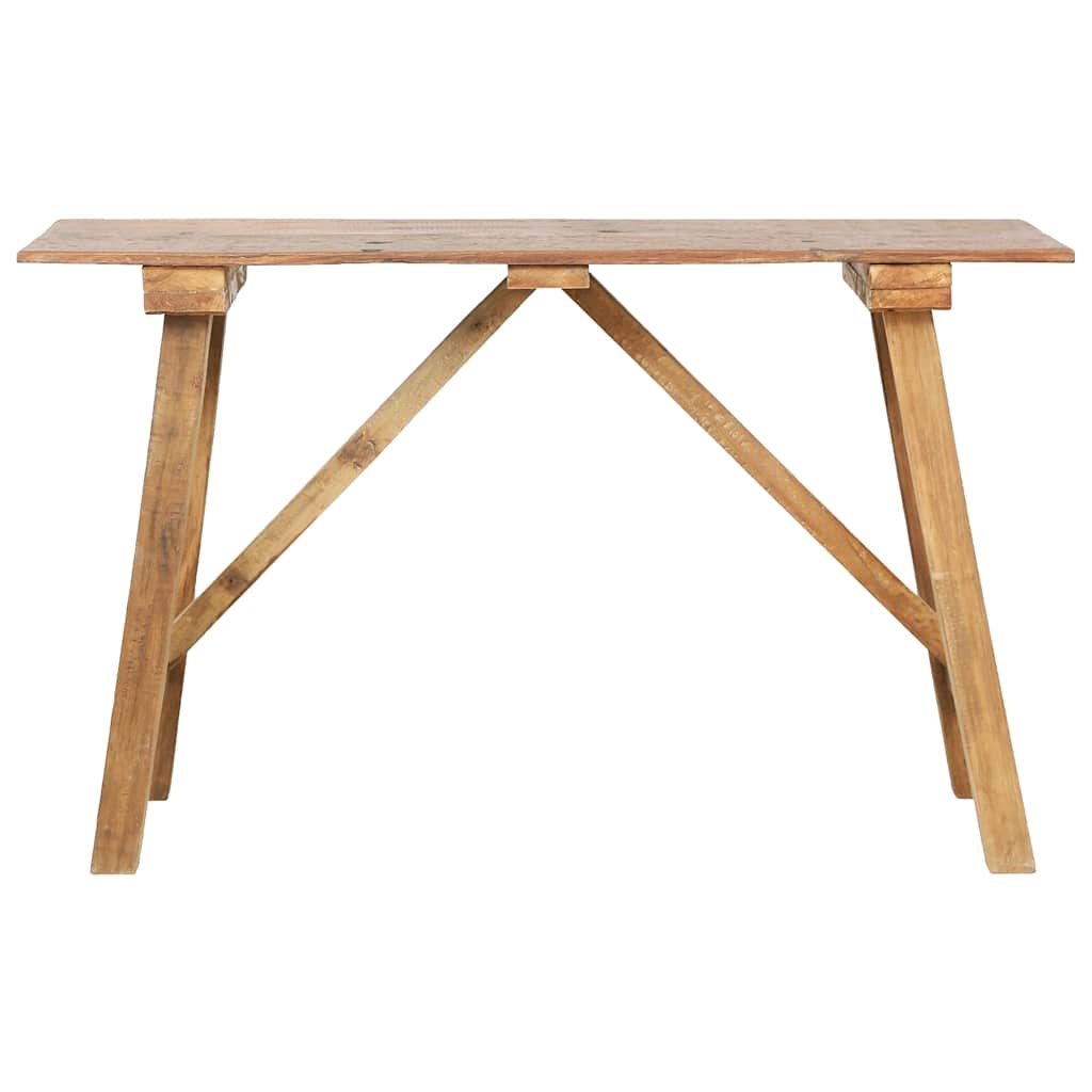 Wandtafel 130x40x80 cm gemengd gerecycled hout is nu te koop bij PeponiXL, paradijselijk wonen!