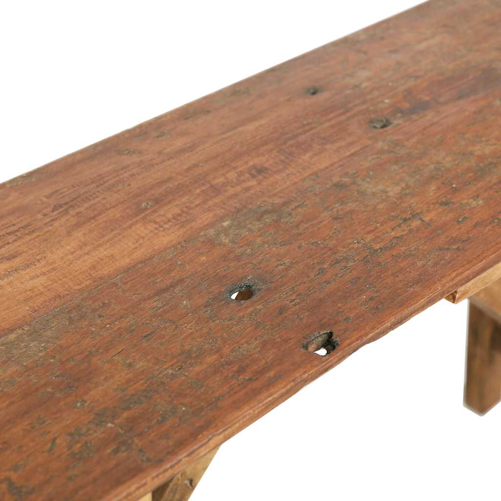 Wandtafel 130x40x80 cm gemengd gerecycled hout is nu te koop bij PeponiXL, paradijselijk wonen!