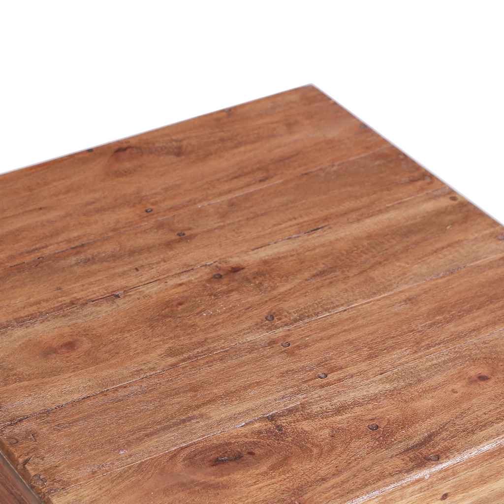 Salontafel 53x50x50 cm massief mahoniehout is nu te koop bij PeponiXL, paradijselijk wonen!