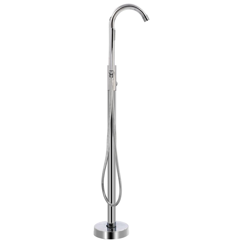 Badkuipkraan vrijstaand 118,5 cm roestvrij staal is nu te koop bij PeponiXL, paradijselijk wonen!