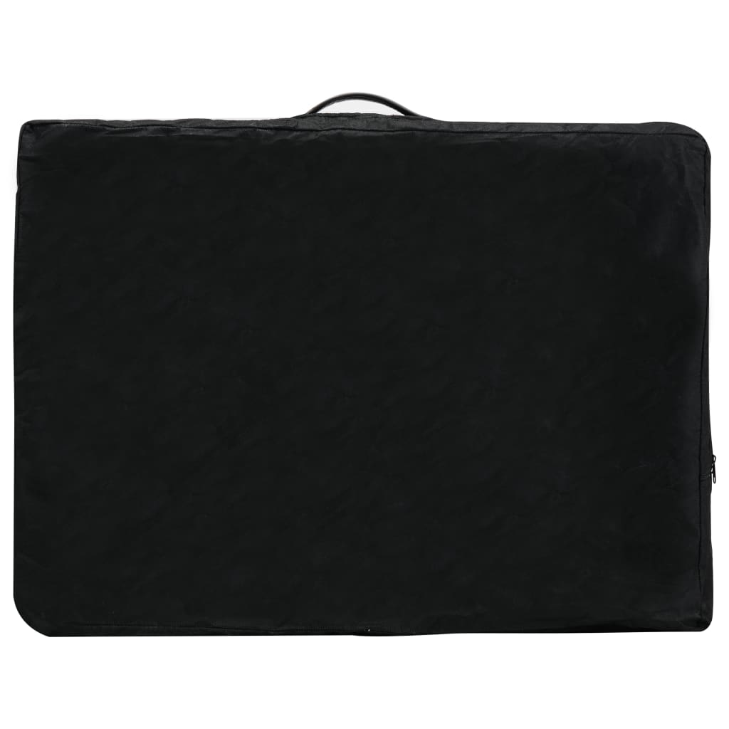 Massagetafel met 2 zones 186x68 cm aluminium frame antraciet is nu te koop bij PeponiXL, paradijselijk wonen!