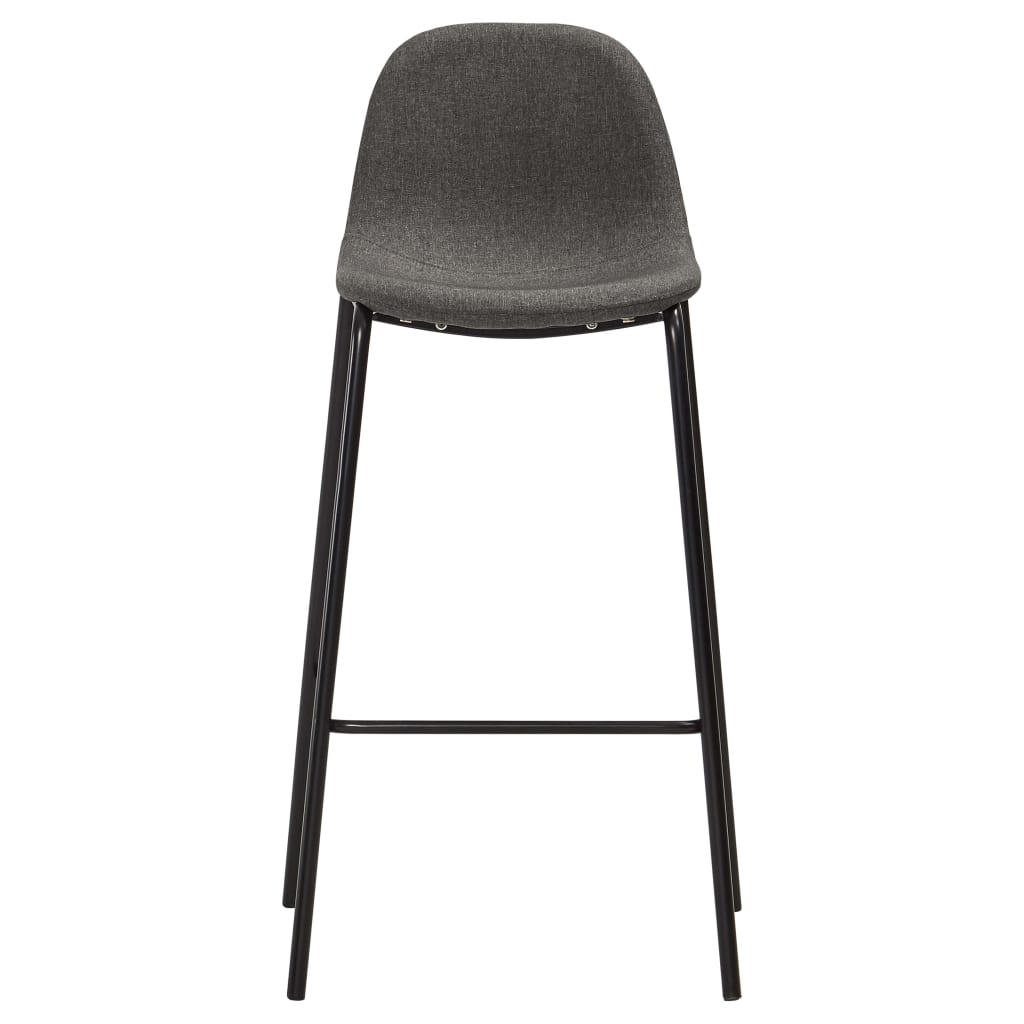 Barstoelen 4 st stof donkergrijs is nu te koop bij PeponiXL, paradijselijk wonen!