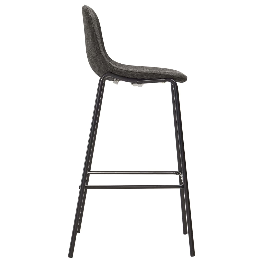 Barstoelen 4 st stof donkergrijs is nu te koop bij PeponiXL, paradijselijk wonen!