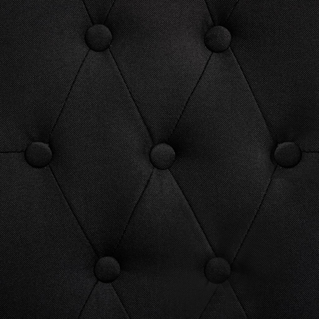 Eetkamerstoelen 6 st stof zwart is nu te koop bij PeponiXL, paradijselijk wonen!