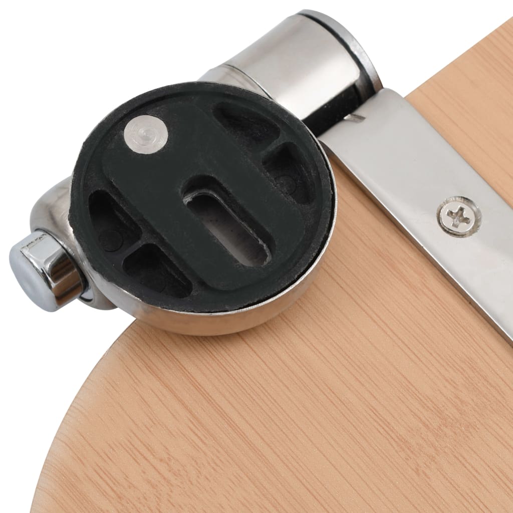 Toiletbrillen 2 st met soft-close deksels MDF bamboeontwerp is nu te koop bij PeponiXL, paradijselijk wonen!
