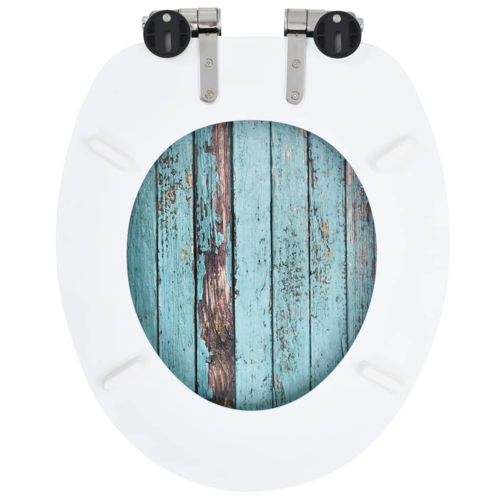 Toiletbrillen 2 st met soft-close deksels MDF houtontwerp is nu te koop bij PeponiXL, paradijselijk wonen!