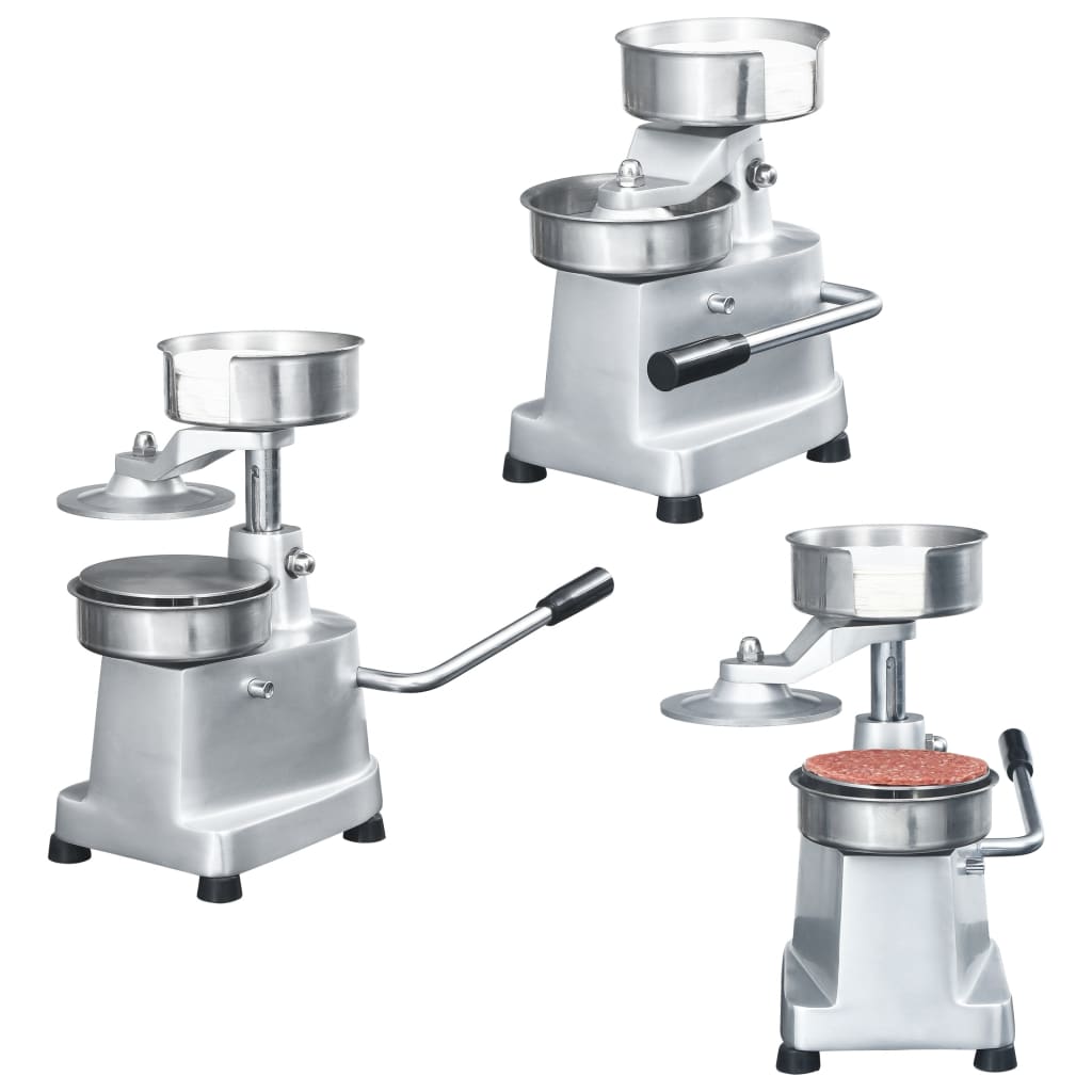 Hamburgerpersmachine met 500 scheidingsbladen 10 cm aluminium is nu te koop bij PeponiXL, paradijselijk wonen!