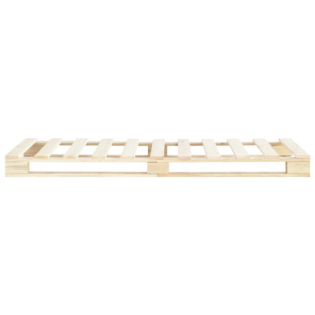 Bedframe pallet massief grenenhout 100x200 cm is nu te koop bij PeponiXL, paradijselijk wonen!
