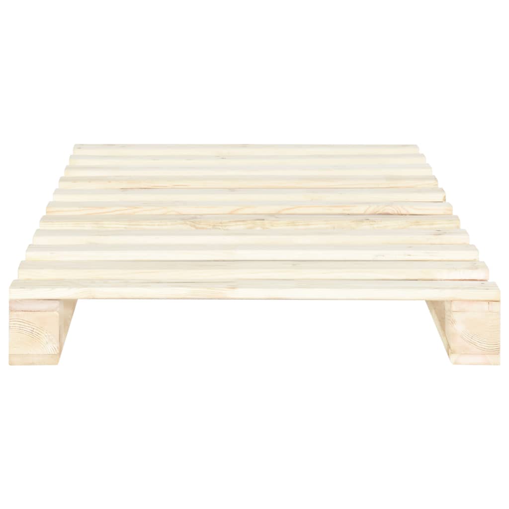 Bedframe pallet massief grenenhout 100x200 cm is nu te koop bij PeponiXL, paradijselijk wonen!