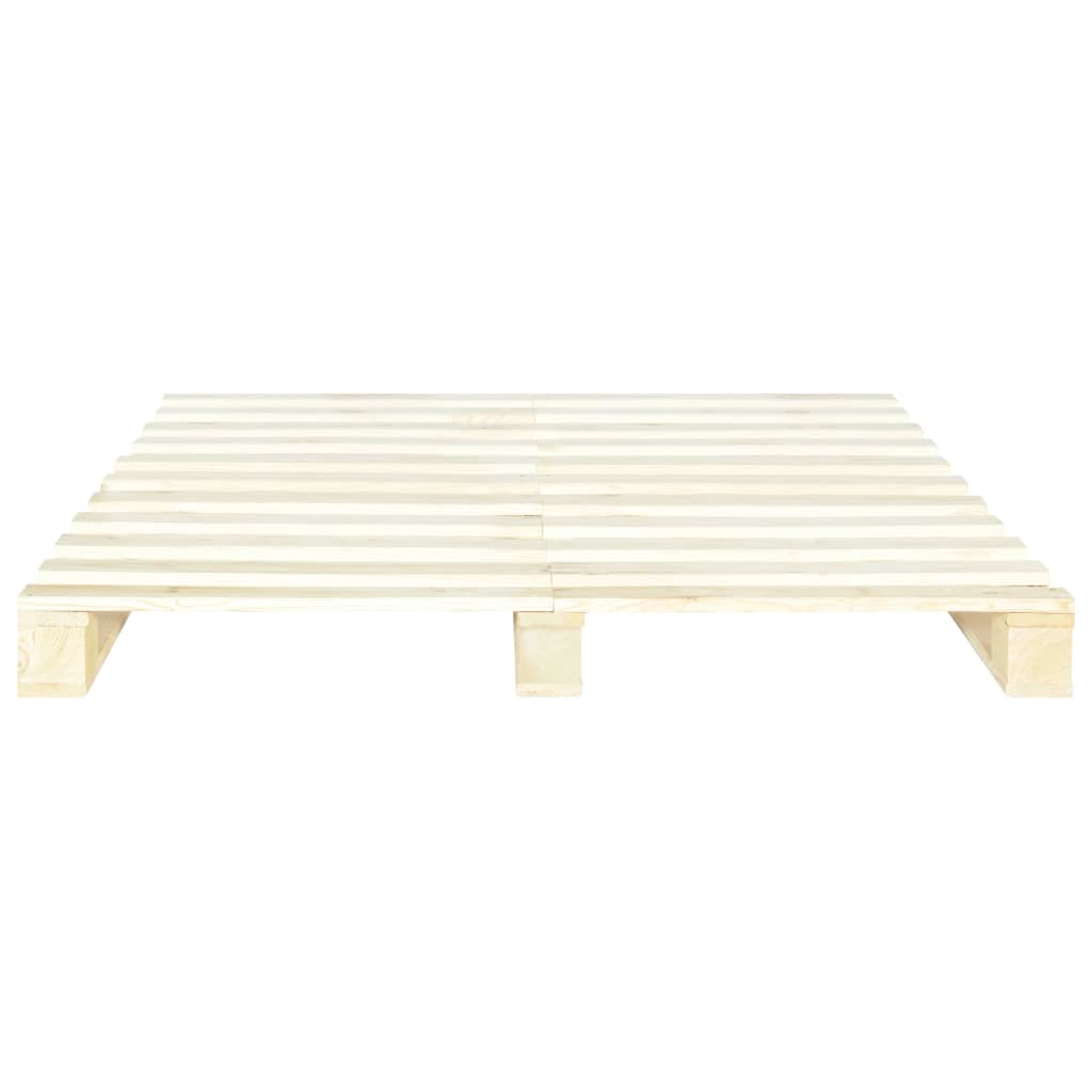 Bedframe pallet massief grenenhout 180x200 cm is nu te koop bij PeponiXL, paradijselijk wonen!