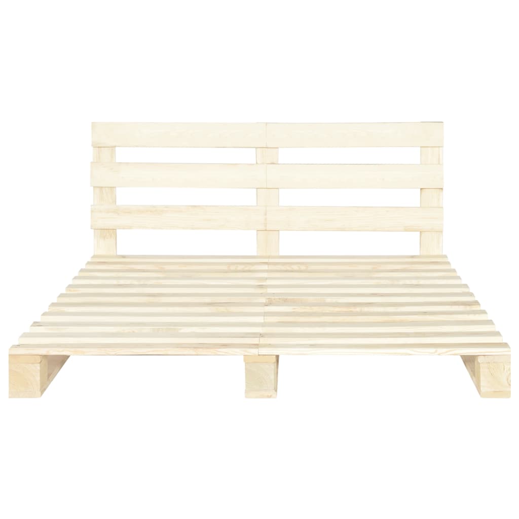 Bedframe pallet massief grenenhout 160x200 cm is nu te koop bij PeponiXL, paradijselijk wonen!