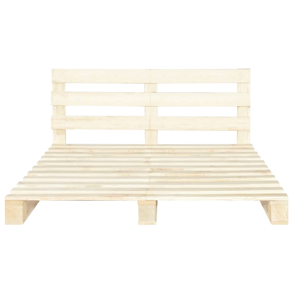 Bedframe pallet massief grenenhout 180x200 cm is nu te koop bij PeponiXL, paradijselijk wonen!