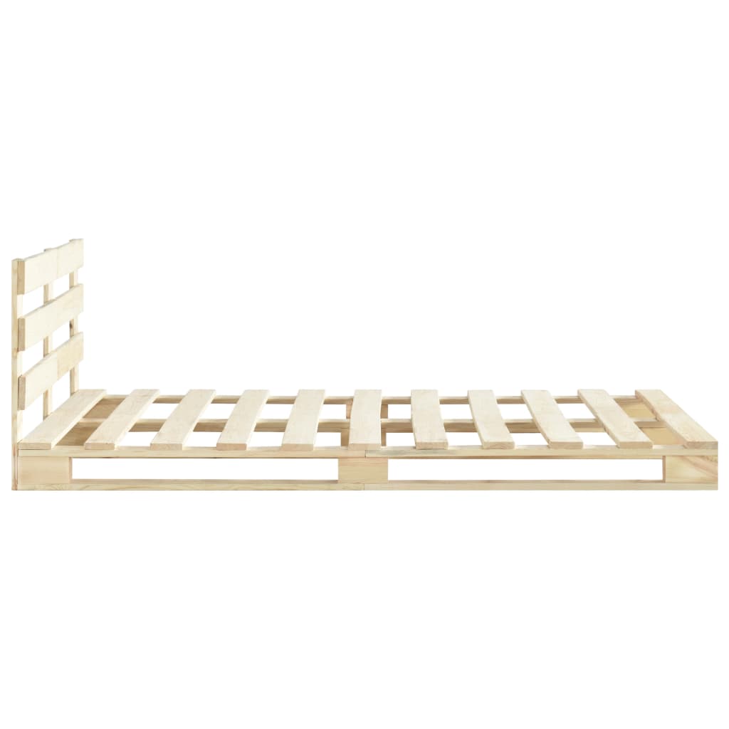 Bedframe pallet massief grenenhout 180x200 cm is nu te koop bij PeponiXL, paradijselijk wonen!