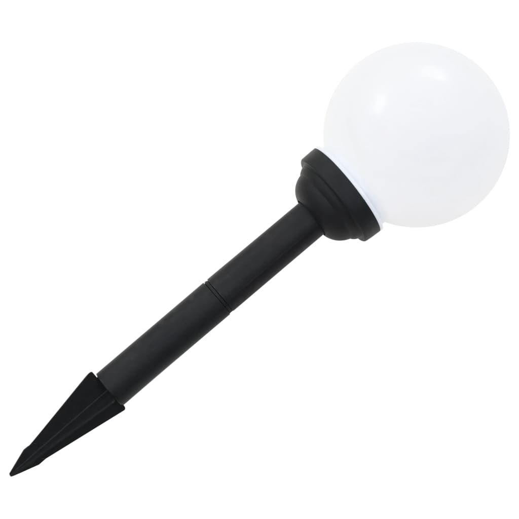 Solarlampen 6 st LED rond 20 cm RGB is nu te koop bij PeponiXL, paradijselijk wonen!