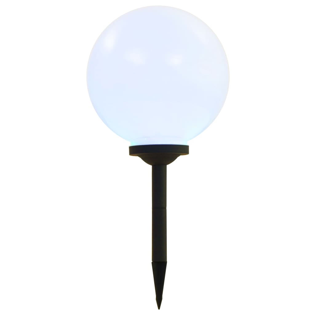 Solarlampen 4 st LED rond 30 cm RGB is nu te koop bij PeponiXL, paradijselijk wonen!