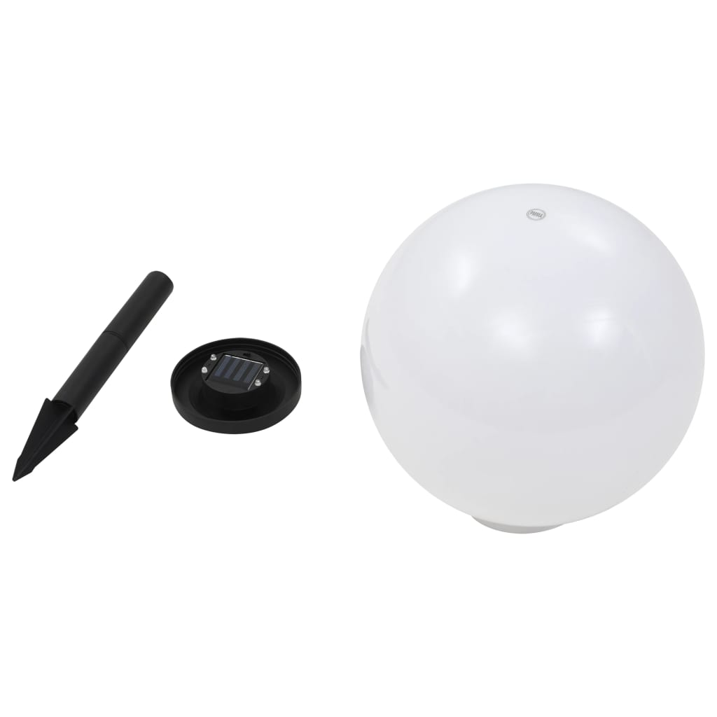 Solarlampen 4 st LED rond 30 cm RGB is nu te koop bij PeponiXL, paradijselijk wonen!